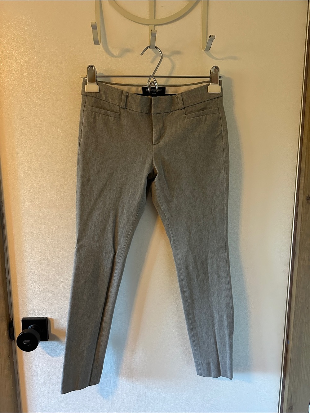 Banana Republic Sloan Slim Dress Pants - Gray